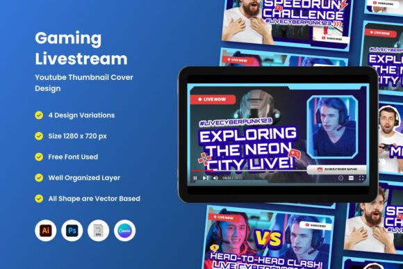 Download YouTube Gaming Livestream Thumbnail - Livestream Collection