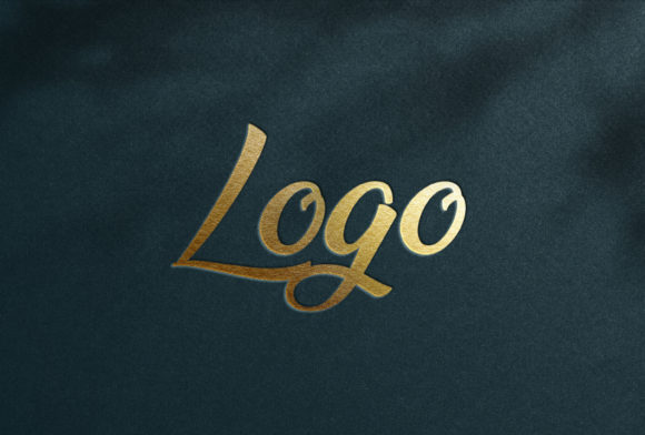 Download Golden Branding Sign Logo Mockup - Logo mock Collection