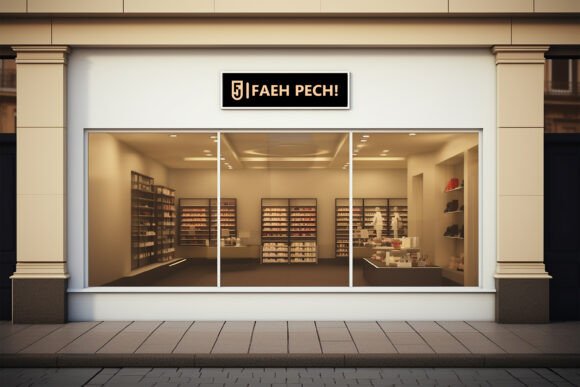 Download Bakery Front Logo Mockup Design - Logo mock Collection