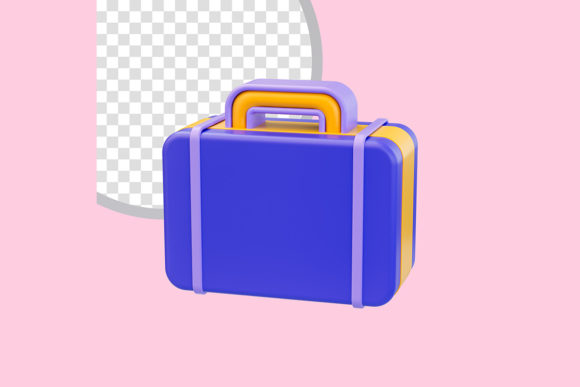Download Realistic Glossy Briefcase Icon 3d - Glossy Collection