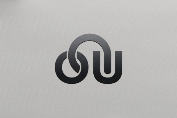 Download Dark Gray Logo Mockup with White Paper - Logo mock Collection