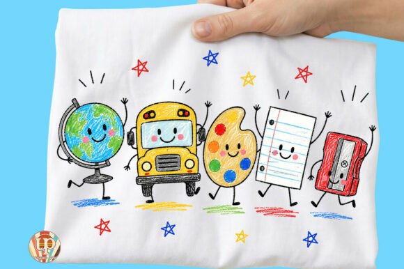 Download Back to School Doodle Trendy Sublimation - Trendy Collection