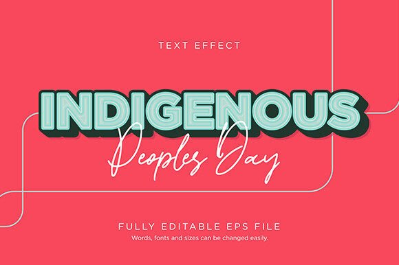 Download Indigenous Text Effect Font Type Vector - Type Collection