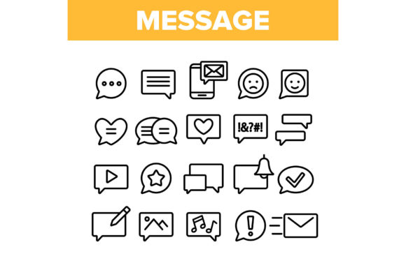 Download Collection Different SMS Message Icons - Sms Collection