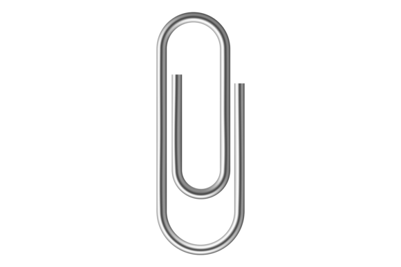 Download Pin Paper Clip. Realistic Metal Glossy F - Glossy Collection